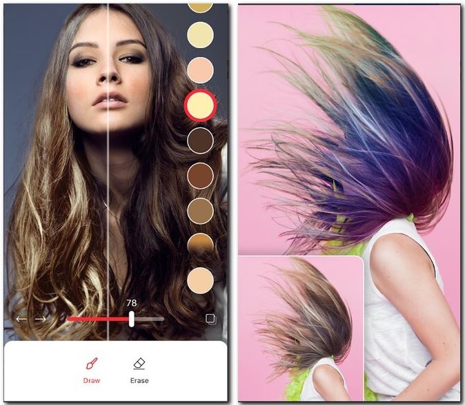 머리색 바꾸는 어플로 어려보이는 머리색 만들기